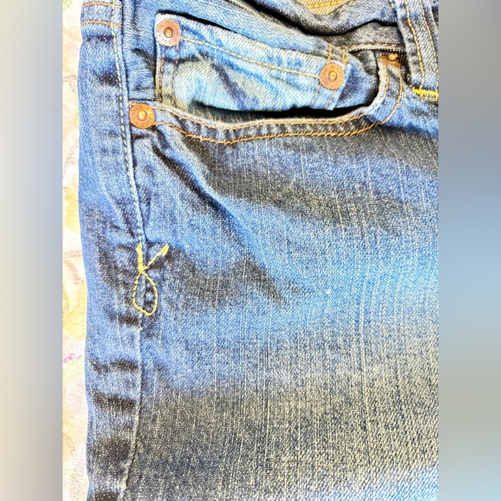 Lucky Brand Women’s Light Dark Blue Bootcut Jeans - Picture 4 of 5